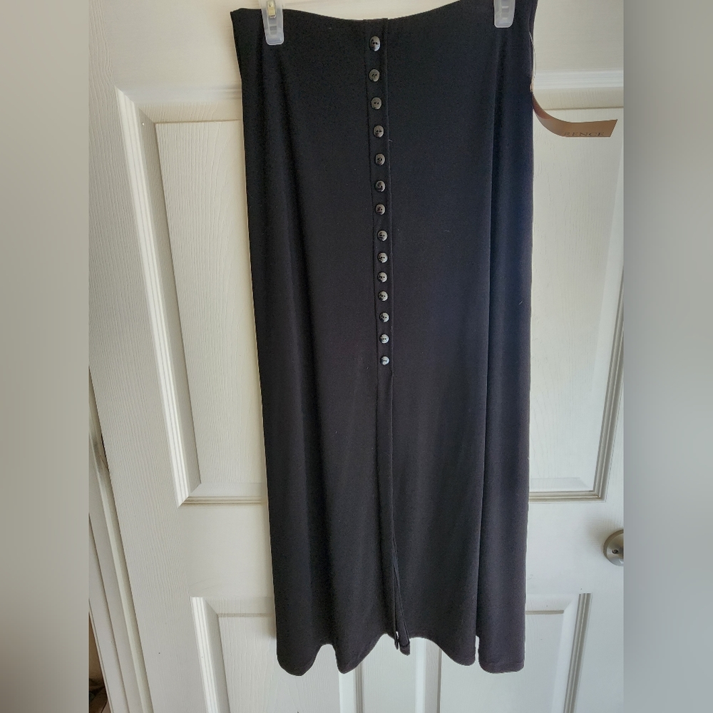 Susan Lawerence Black Straight Skirt